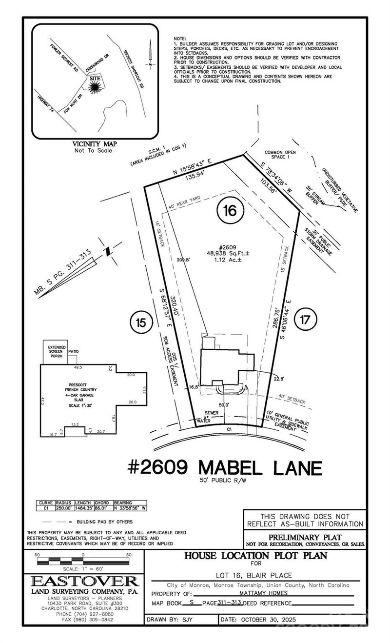 2609 Mabel Ln, Monroe, NC 28110