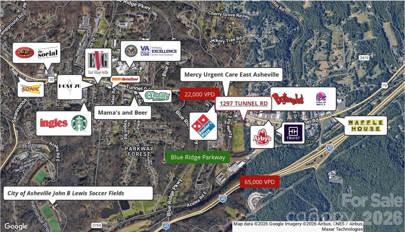 1297 Tunnel Rd, Asheville, NC 28805