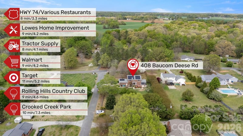 408 Baucom Deese Rd, Monroe, NC 28110