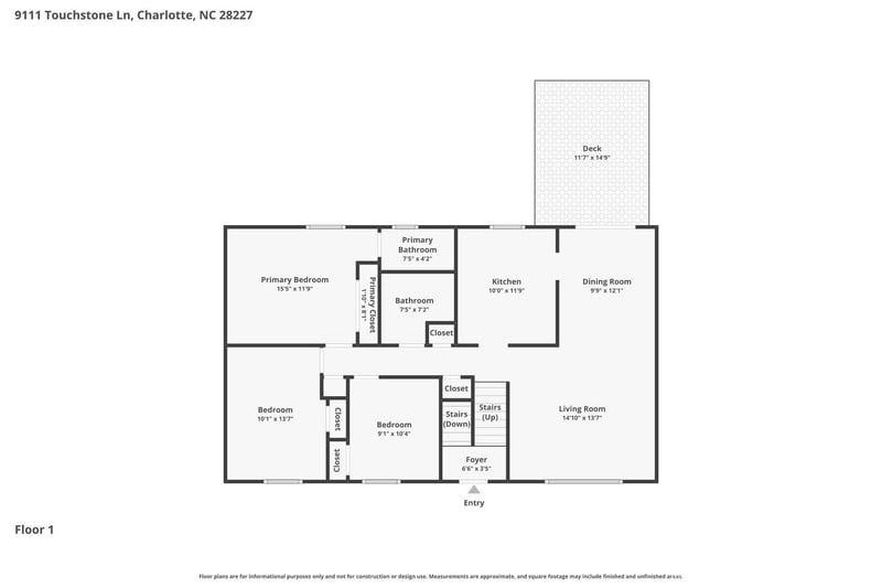 9111 Touchstone Ln, Charlotte, NC 28227