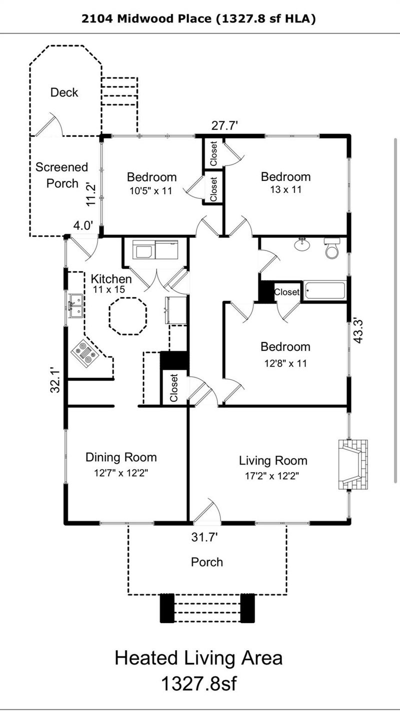 2104 Midwood Pl, Charlotte, NC 28205