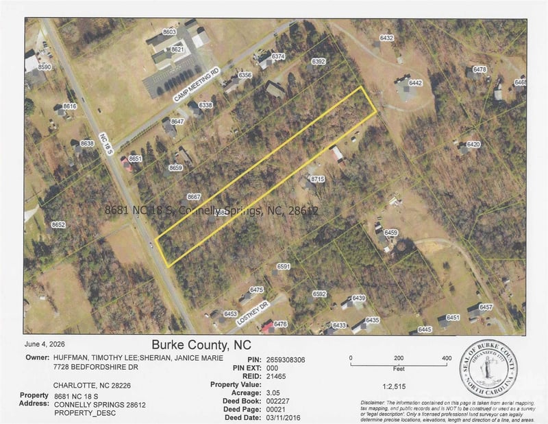 8681 - 8667 Nc Highway 18 Hw, Connelly Springs, NC 28612