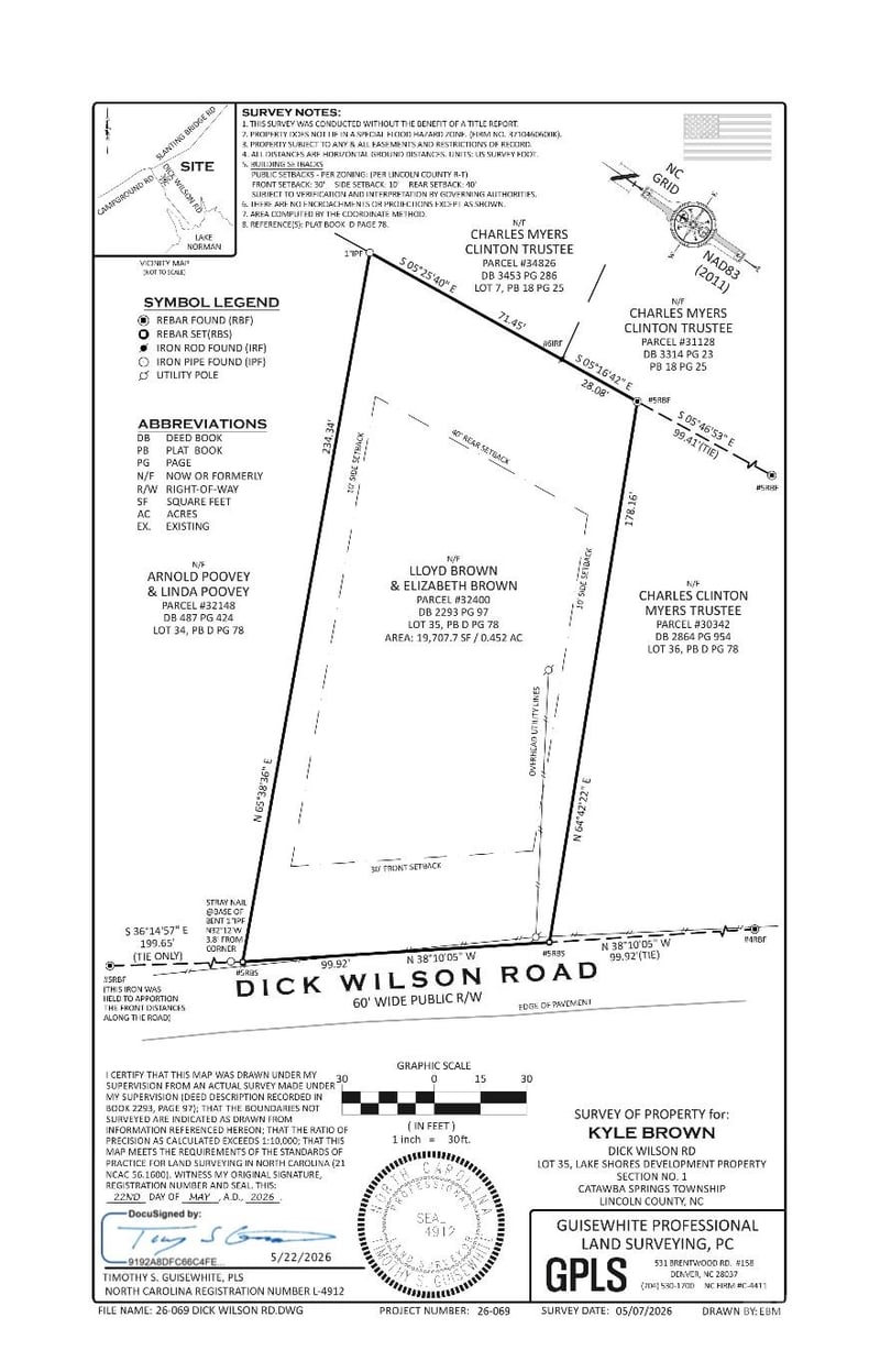 Lot 35 Dick Wilson Rd, Denver, NC 28037