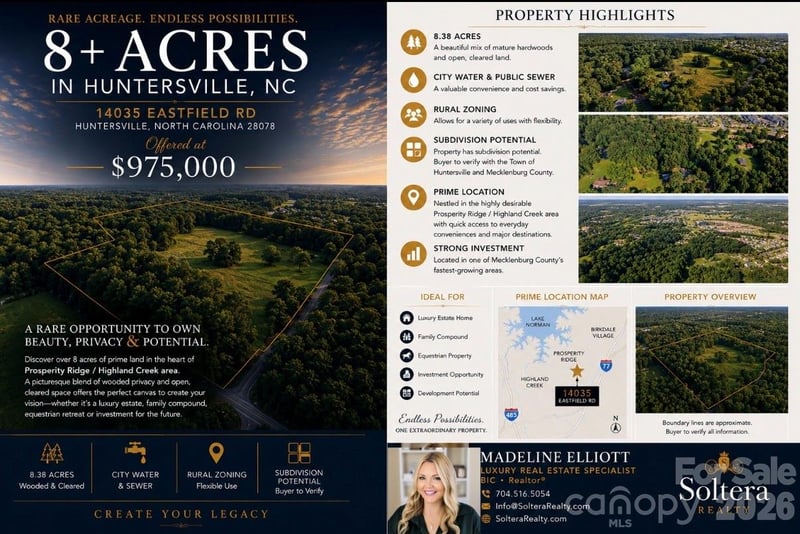 14035 Eastfield Rd, Huntersville, NC 28078