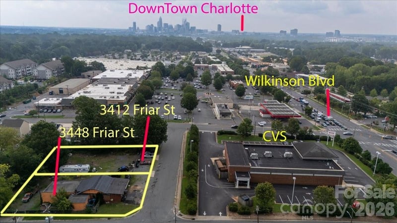 3412 and 3448 Friar St, Charlotte, NC 28208