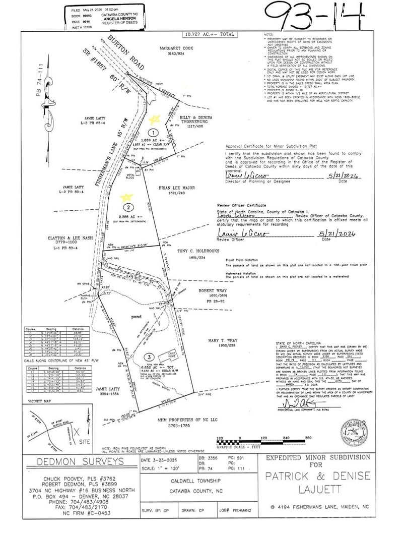 00 Fishermans Ln #1 and 2, Maiden, NC 28650