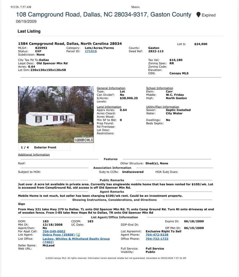 108 Campground Rd, Dallas, NC 28034