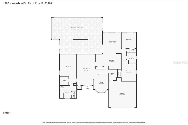 1907 Horseshoe Dr, Plant City, FL 33566