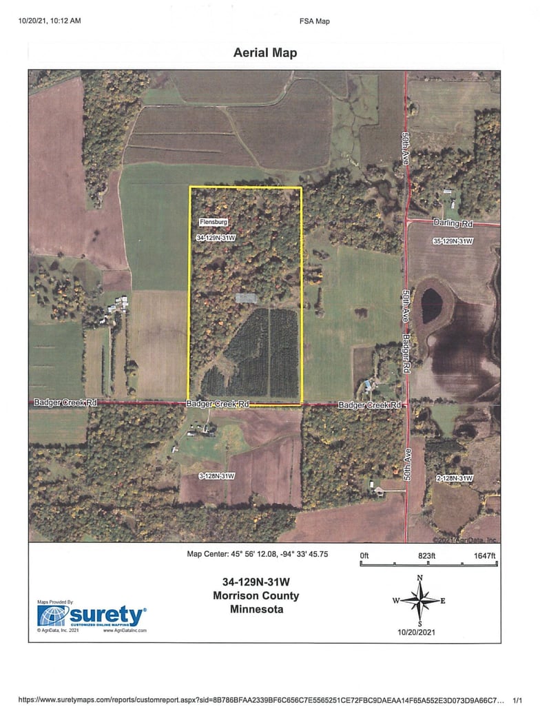 XXXX Badger Creek Rd, Flensburg, MN 56328