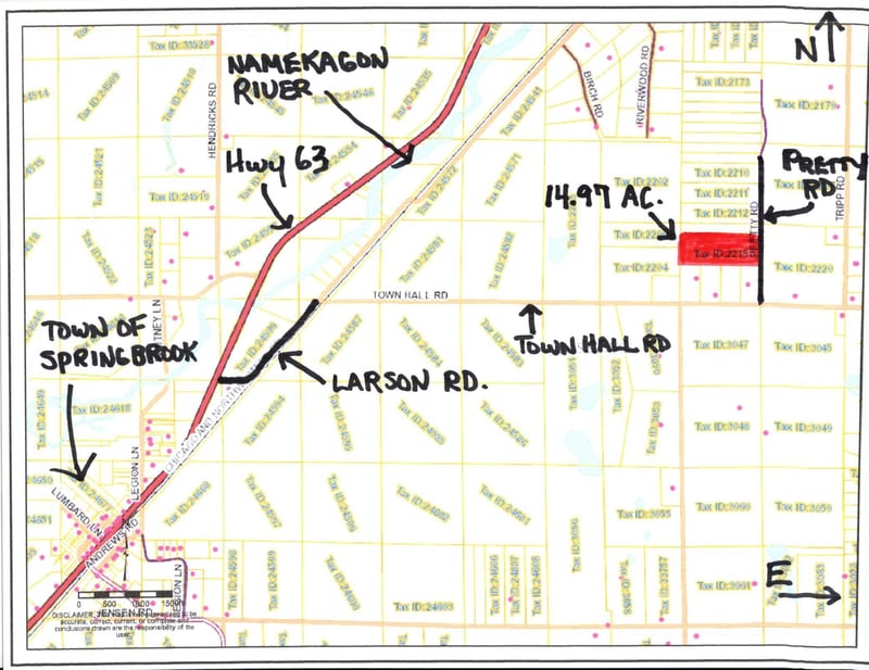 XXX Pretty Rd, Springbrook, WI 54875