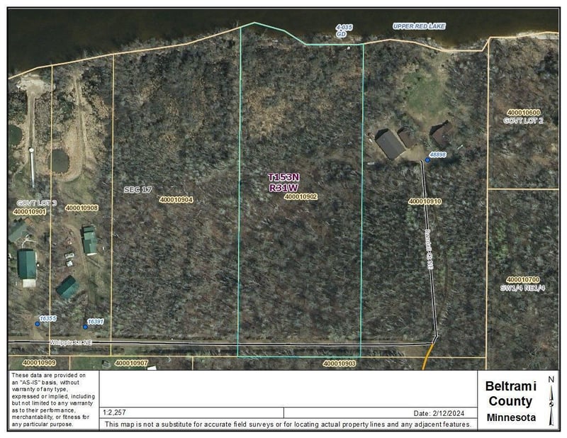 Lake Lot Whipple Ln NE, Kelliher, MN 56650