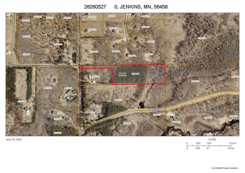 TBD Cemetery Rd, Jenkins, MN 56456