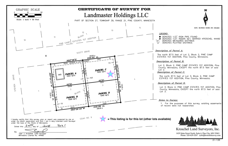 xxx Scott Dr, Pine City, MN 55063