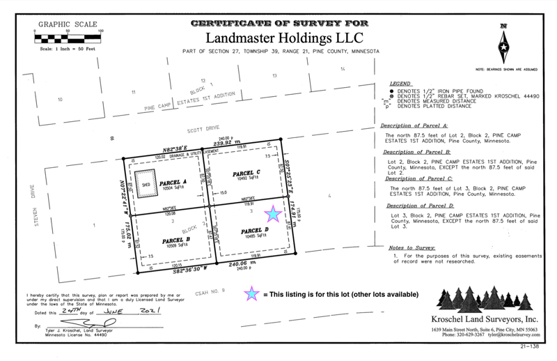 148XX E Cross Lake Rd, Pine City, MN 55063