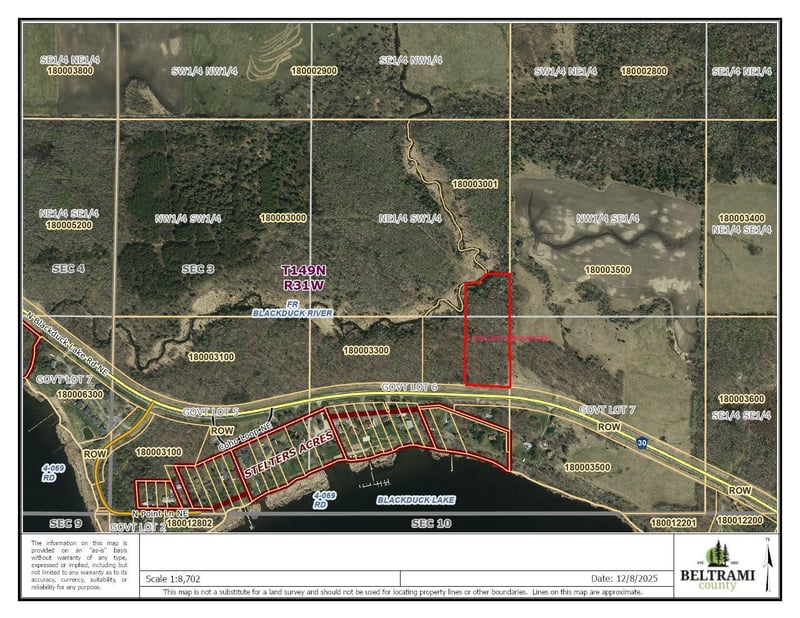 Lot 2 N Blackduck Lake Rd NE, Hines, MN 56647