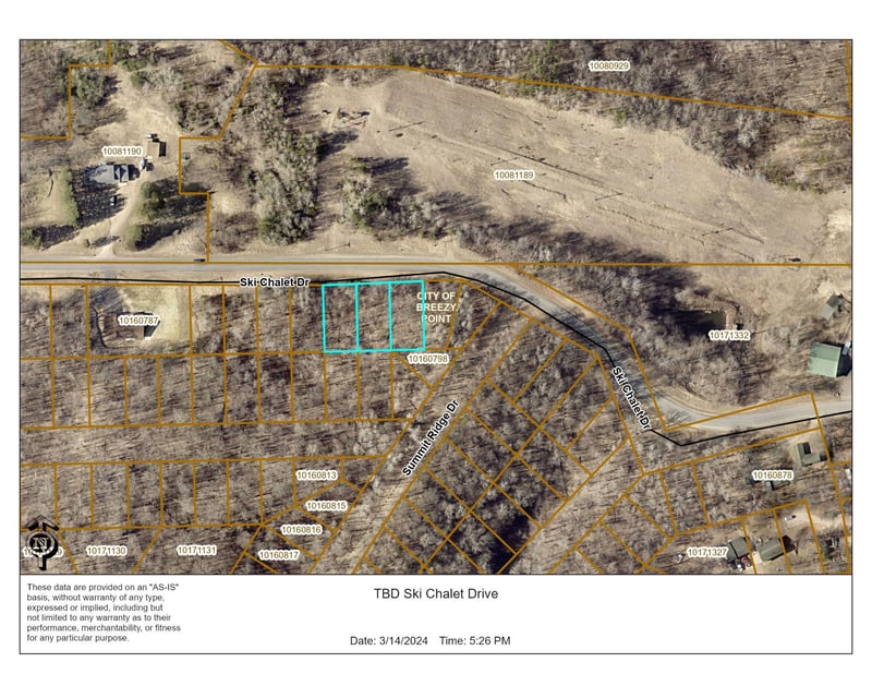 Lots 129-131 Ski Chalet Dr, Breezy Point, MN 56472