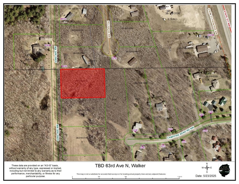 TBD 63rd Ave N, Walker, MN 56484