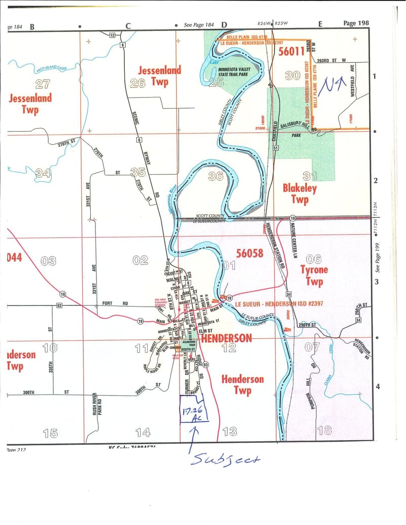 XXX Ridge Rd & Turner Dr, Henderson, MN 56044