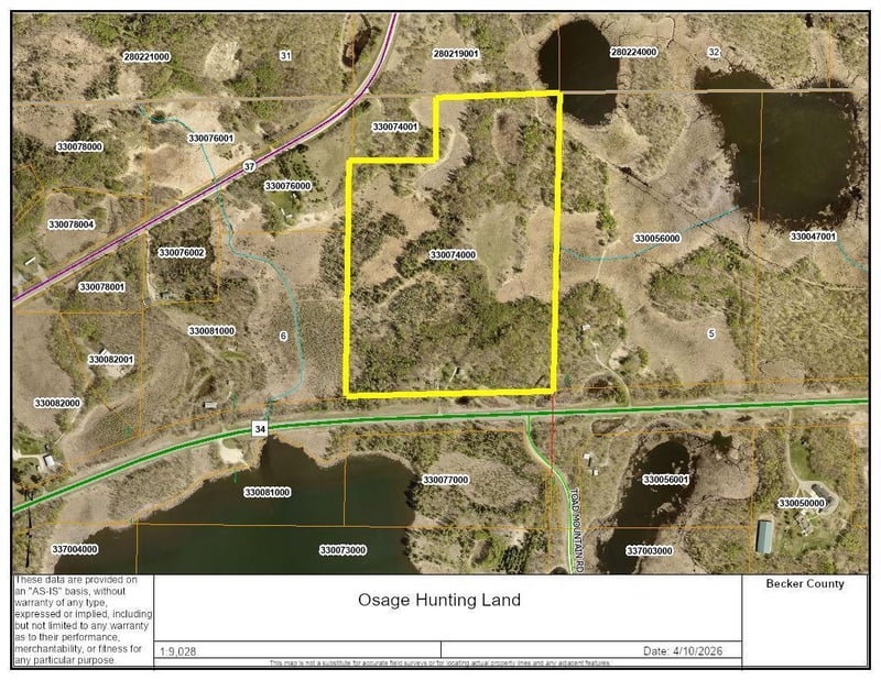 41858 State Highway 34, Osage, MN 56570