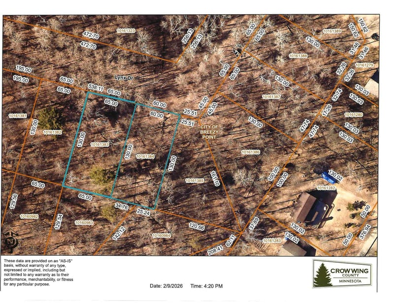TBD Lots 200 - 201 Lynx Dr, Breezy Point, MN 56472