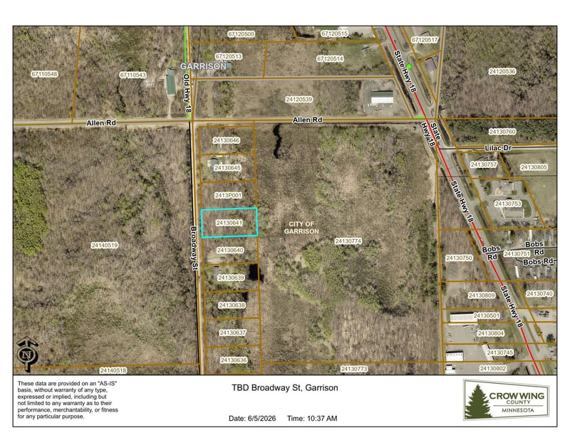 TBD Broadway St, Garrison, MN 56450