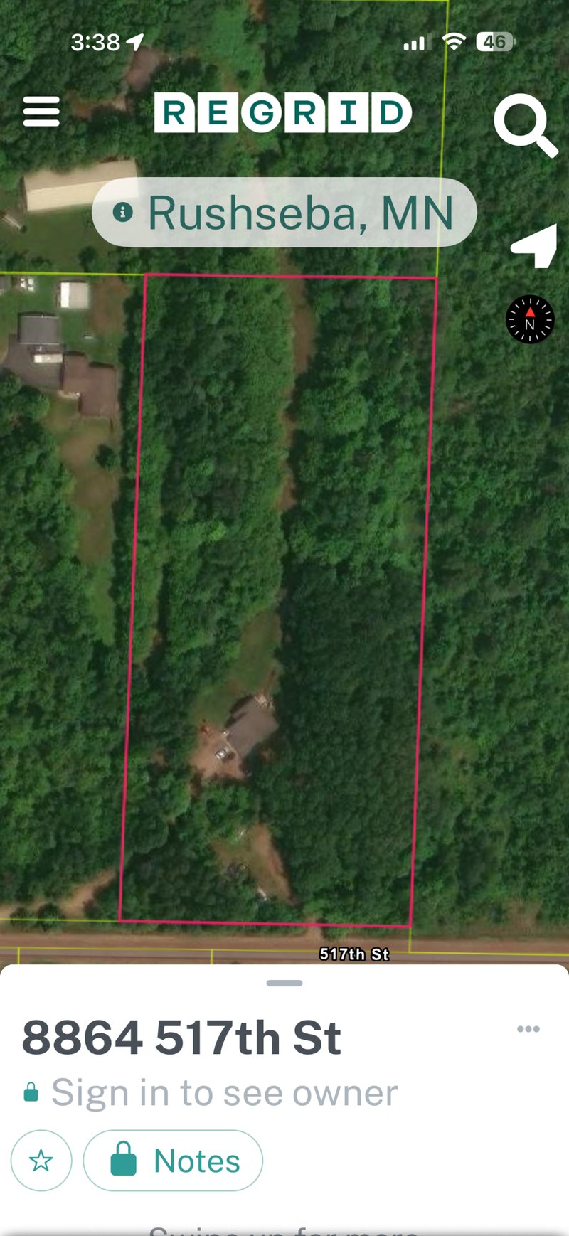 8864 517th St, Rush City, MN 55069