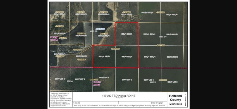TBD Konig Rd NE, Waskish, MN 56685