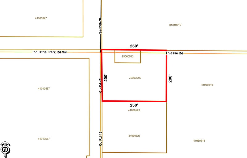 SE Corner Thiesse Rd/cr45, Brainerd, MN 56401