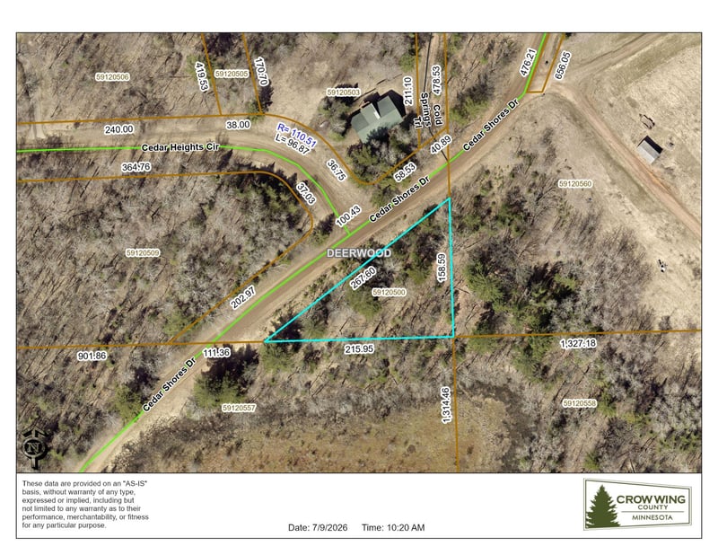 TBD Cedar Shores Dr, Deerwood Twp, MN 56444