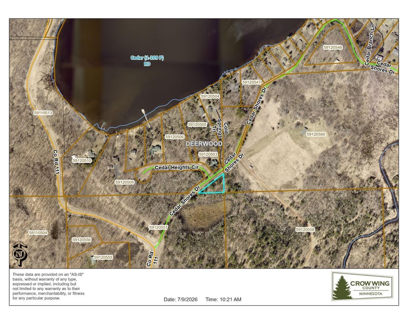 TBD Cedar Shores Dr, Deerwood Twp, MN 56444