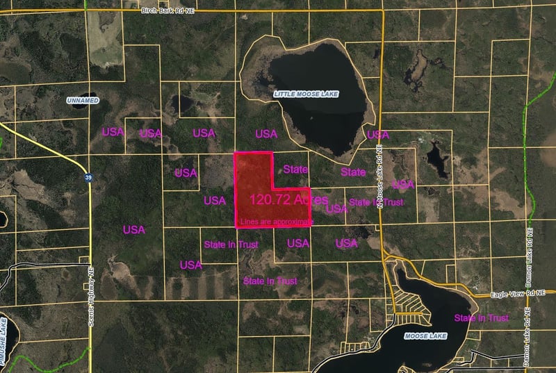 TBD N Moose Lake Rd, Pennington, MN 56663