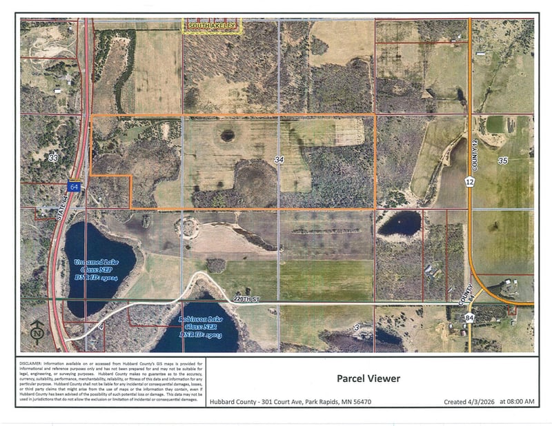 TBD State 64, Akeley, MN 56433