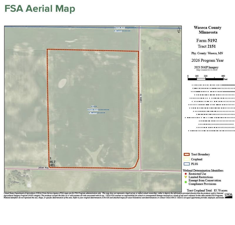 168th St 168th St, Otisco Twp, MN 56093