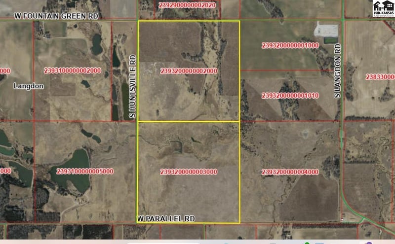 W Parallel Rd & Fountain Green Rd, Langdon, KS 67583