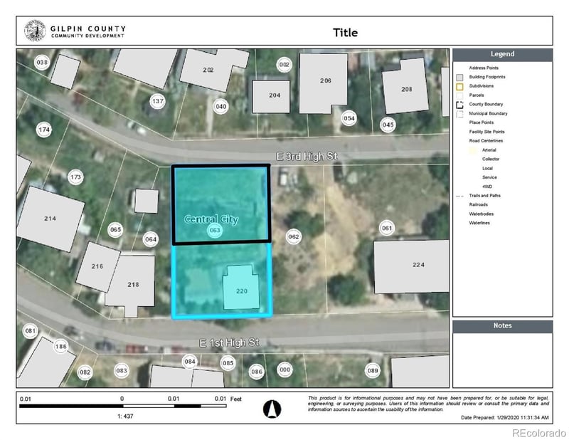 00 E Third St, Central City, CO 80427