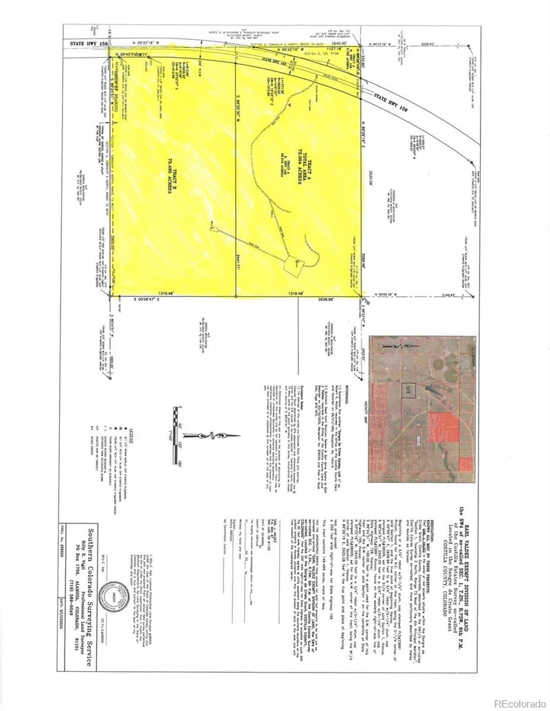 Tbd 154 Ac Vacant Land Lot SW4 of sec 1-2-73, San Luis, CO 81152