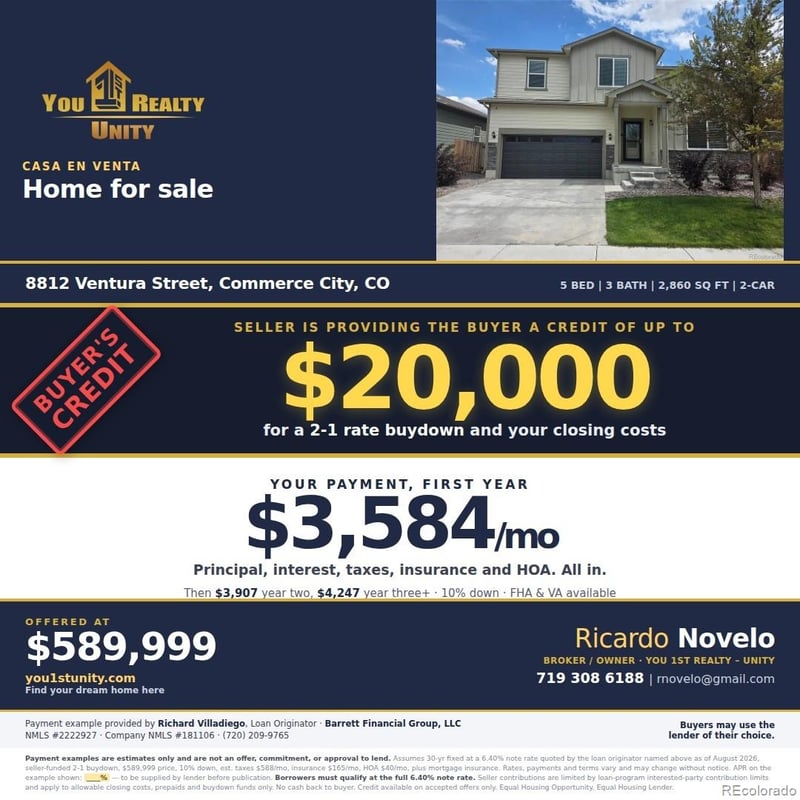 8812 Ventura St, Commerce City, CO 80022