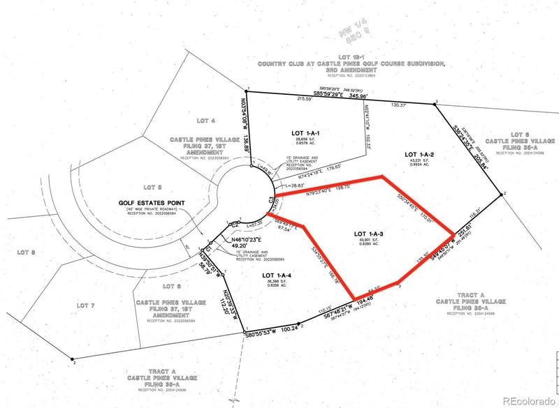 1095 Golf Estates Point Lot 13, Castle Rock, CO 80108