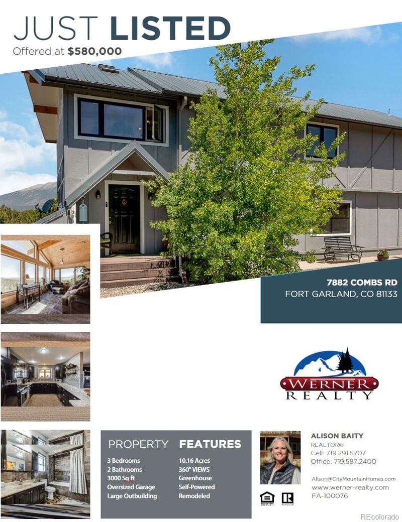 7882 Combs Rd, Fort Garland, CO 81133