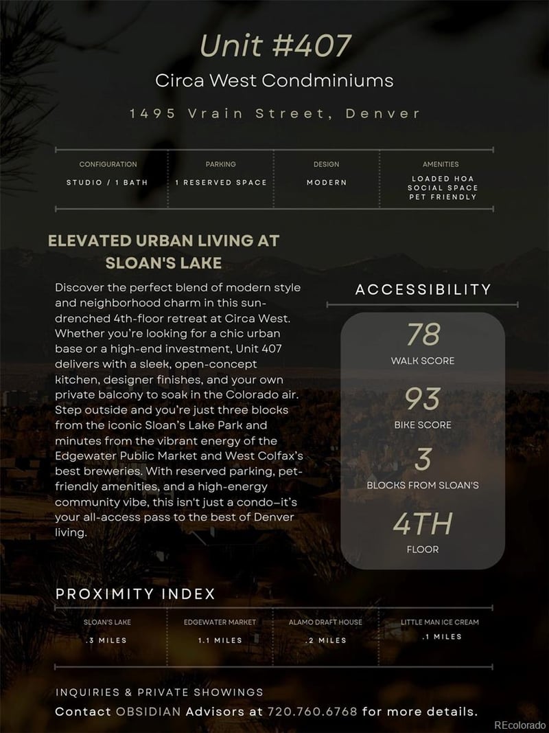 1495 Vrain St #407, Denver, CO 80204