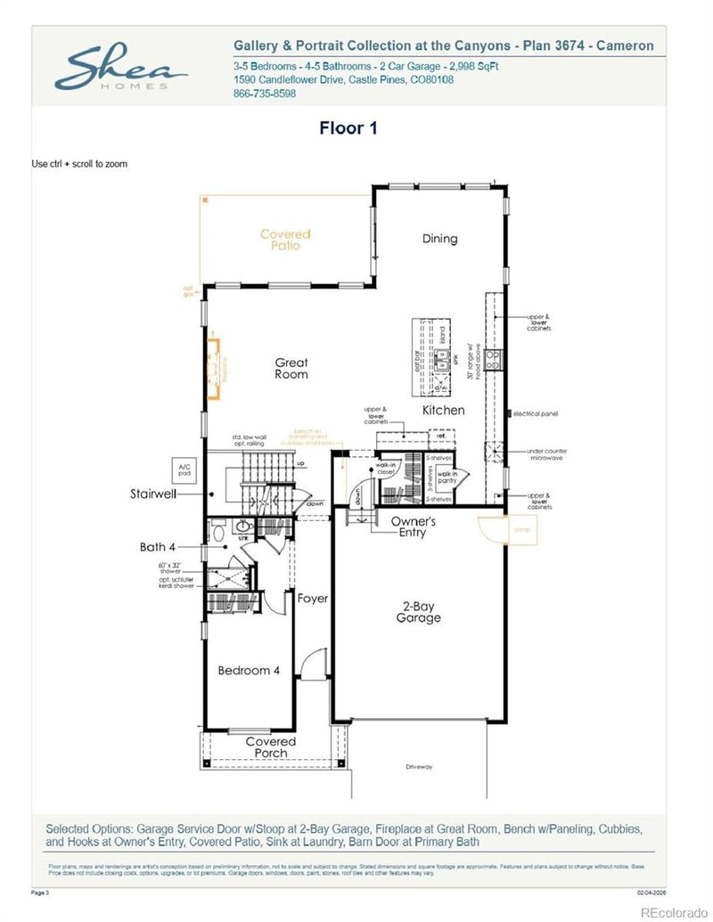 1264 Stillspring Ln, Castle Pines, CO 80108
