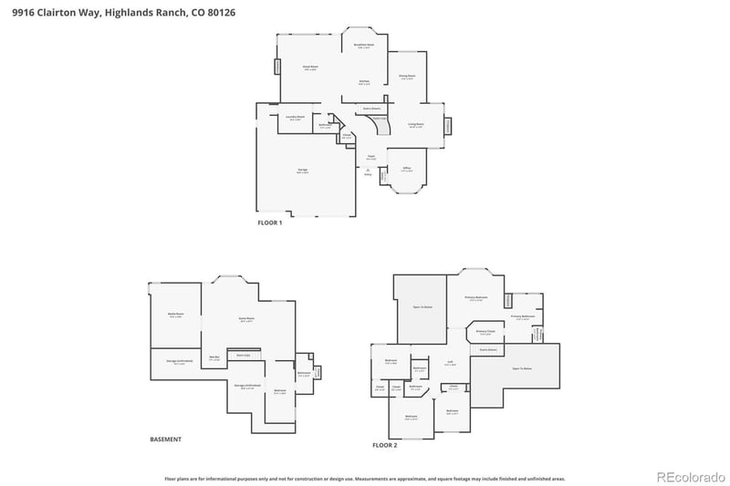 9916 Clairton Way, Highlands Ranch, CO 80126