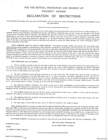 Lot 15 Oak & Sixteenth St, Blanca, CO 81123