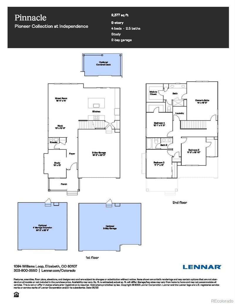 1130 E Witherspoon Dr, Elizabeth, CO 80107