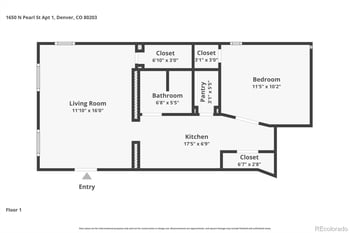 1650 Pearl St #1, Denver, CO 80203