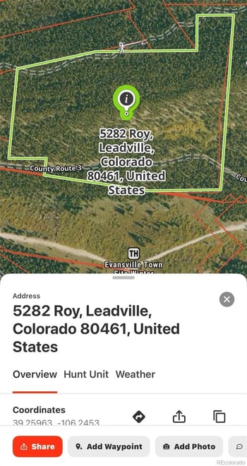 5282 Roy , Leadville, CO 80461