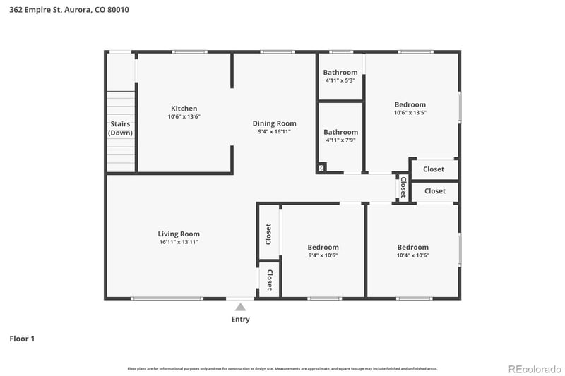 362 Empire St, Aurora, CO 80010
