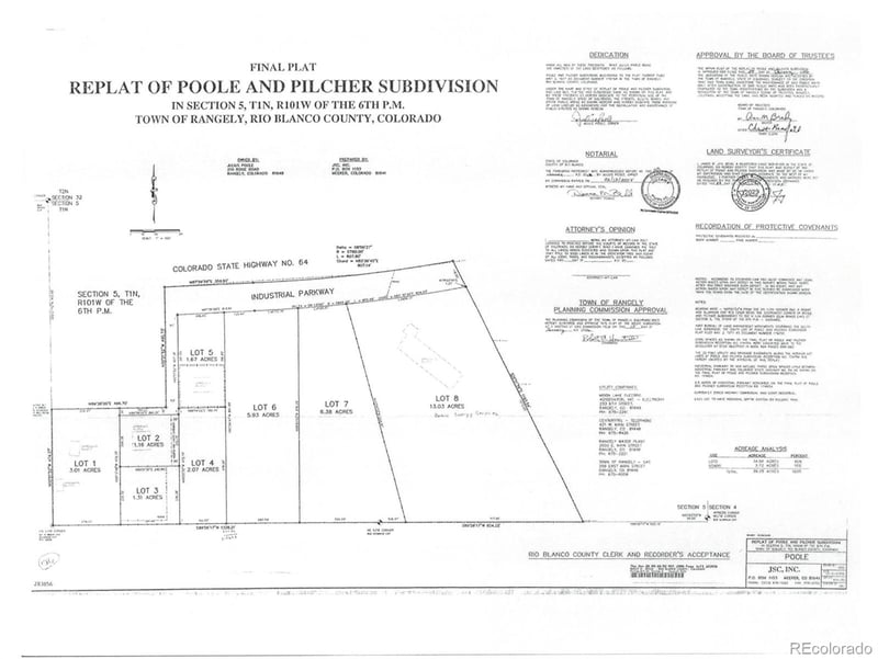 212 Industrial Pw Lot 6, Rangely, CO 81648