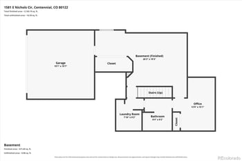 1581 E Nichols Cir, Centennial, CO 80122
