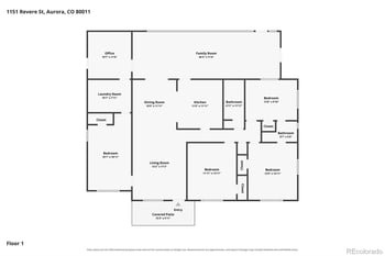 1151 Revere St, Aurora, CO 80011